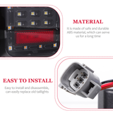1 Pair Useful Multifunctional Durable Modified Light Car Tail Lamp Jeep Taillight