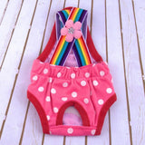 Dots Pet  Dog Diaper dog woman underwear Sanitary Physiological Dog Pants Washable Female Shorts Panties Menstruation Panties