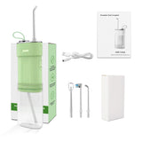 Uofenna W2 Portable Oral Irrigator Water Flosser USB Rechargeable Dental Water Jet Waterproof Teeth Cleaner Water Tank