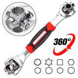 JR German multi-purpose wrench 52 in one multi-function socket wrench set 8 eight in one universal rotating multi-head wrench