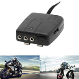 Moto Helmet Front-To-Back Intercom Headset Plastic Modified Motorcycle Helmet Intercom Headphones Accessories