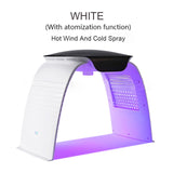 7 Colors Electric Skin Rejuvenation Acne Treatment Hot Wind And Cold Spray Phototherapy Spectrometer PDT/LED Facial Skin Care