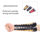 Bow And Arrow Protective Gear Composite Recurve Straight Pull Traditional Bow Cowhide Armguards Extended Thickened Archery Suit
