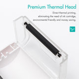 Portable Thermal Receipt Printer USB &amp; BT Connect 2 inches 57mm Wireless Printer High Speed Compatible with iOS Android Windows