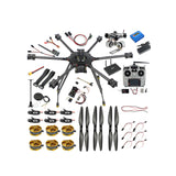 DIY T850 850mm 6-Axle Carbon Fiber Frame Kit 4108 380KV Brushless Motor 40A ESC AT10 Radio W/ 2-Axle Assembled Brushless Gimbal