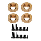 4PCS Brass Counterweight Balance Weight for YK4101PRO YK4102 YK4103 YK4082 YiKong RC Crawler Car Upgrade Parts