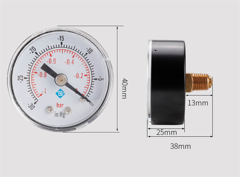 Newstyle Luft Vakuum Manometer Wasser Öl Manometer... - Viceal Newstyle Luft Vakuum Manometer Wasser Öl Manometer... - Viceal