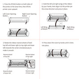 2 Rolls Thermal Transfer Ribbon with RFID Funtion for HPRT MT800 Portable A4 Thermal Transfer Printer