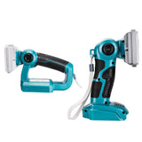 2000Mah 14.4-18V  LED Flashlight Spotlight Outdoor Work Lighting For Makita BL1430 BL1830 3 inch Blue with USB