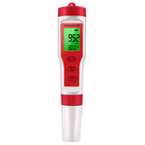 PEZ9908 Water Quality Tester 4 In 1 PH Total Dissolved Solids EC Temperature Detector Test Pen Backlight ℃/℉ Unit Conversion