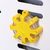 4PC Magnetic Emergency Roadside Safety Light 8Led Road Flares Rescue Light LED Strobe Warning Light Flashlights Car Beacon Lamps