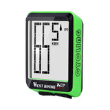 Wireless Bike Computer Bicycle Speedometer Waterproof LCD Stopwatch Backlight Automatic Wake-Up & Multi-Functions Distance, Time