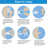2 IN 1 Auto Micro Skin Tag Remover Device Standard And Micro Skin Tag Removal Kit Adult Mole Wart Remover Face Care Beauty Tools