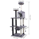 Cat Climbing Toy Cat House Kitten Climbing Frame Cat Tree Playing Training For Fun Cat Scratching Post
