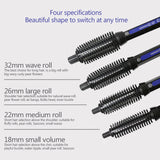 18Mm Electric Comb Hair Brush 2 in 1 Pro Ceramic Hair Curler Hair Curlers Roller Styling Tools Hair Curling Iron Multifunction E