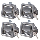 4pcs Trailer Car Recreational Vehicle Tool Box Locks Anti-theft Handle Locks Trailer Parts A35