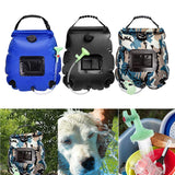 Portable Solar Camping Shower Bag 20L Climbing Travel Water PVC Bag with