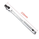 Socket Torque Wrench 1/2 F Rod 15" 18" Long Force Bar Activity Head Wrench with Strong Force Lever Steering Handle for Repairing