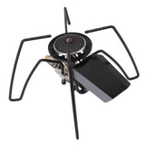 Foldable Gas Stove Firm Support Gas Stove Strong Firepower Easy Adjustment Portable Aluminum Alloy for Picnic