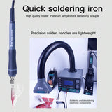 CXG DES H93 Air Purifier Soldering Station Hot Air Gun Smart High Frequency Electric Soldering Iron Absorb Toxic Gases 3 in 1
