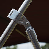 Stainless Steel Top Fitting Hardware Marine Boat Yacht External Eye End Canopy Tube End Fits 7/8" OD Round Tube