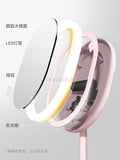 Mirror with light Led makeup mirror with light desktop net red female fill light with small mirror dormitory desktop folding