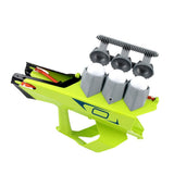 Snowball Launcher Snow Ball Maker Slingshot Thrower with Handle 3 Round Snow Balls for Winter Outdoor Snowball Fighting Toy