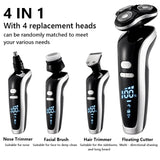 Electric Shaver 4D For Men Electric Hair Clipper USB Rechargeable Professional Hair Trimmer Hair Cutter for Men Adult Razor