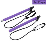 Yoga Crossfit Resistance Bands Exerciser Pull Rope Portable Gym Workout Pilates Bar Trainer Elastic Bands For Fitness Equipment