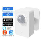 Tuya WiFi PIR Smart Motion Sensor Detector Home Wireless Mini Sensor Infrared Human Motion Battery Powered Security Alarm Sensor