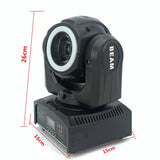 Dj beam mini moving head 65W with 12LED SMD5050 RGB  led light super bright 60W LED DJ Spot Light dmx control