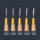 5Pcs/set Gundam Chisel Model Concealed Angle Flat Blade Pusher Curved Engraving Knife Hobby Building Tools Carving