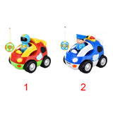 Funny Electronic Music Toy Radio Control Car Component MINI Cartoon RC Race Baby Car Radio Control Music Toy Gift For Children