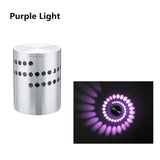 Led Wandlamp 3W Rgb Draadloze Aluminium Sconce Creative Wandlampen Voor Thuis Trap Badkamer Slaapkamer Indoor Verlichting Decor