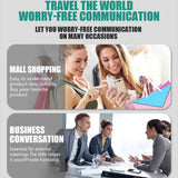 M9 Smart Voice Photograph Real-time Translator Networking Offline Telephone Portable 3.0 Inch Touch Screen Support 107 Language