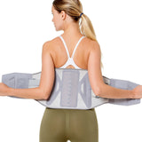 Back Brace Lumbar Support Belt Brace with Self-Heating Pad Double Pull Relieve Back Discomfort and Stress Injury Prevention Gym