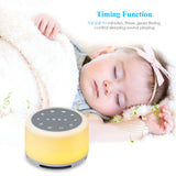 Portable White Noise Sound Machine with Mood Light Natural Sounds &amp; Music Baby Sleep sound Machine, Adults Stress relieving