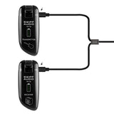 SWIFF WS-50 UHF Guitar Wireless System Transmitter Receiver 50M Transmission Range Built-in Battery for Electric Guitar Bass