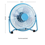 Mini USB Desktop Fan Personal Portable Cooling Fan Iron cool air fan for Office Household Traveling Car