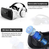 VR Glasses Universal Virtual Reality Glasses For Mobile Games 360 HD Movies Compatible With Smartphone For IPhone X 8 7 Plus