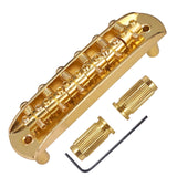 Guitar Saddle Bridge with Adjustable Barrel Saddles Zinc Alloy for Mustang Jaguar Jazzmaster Guitar Accessories