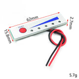 12V Lithium Battery Car Battery Dry Battery 2-5S Lithium Battery Power Indicator Board