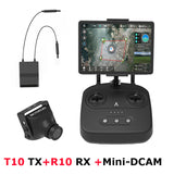 Skydroid T10 Remote Control Mini Camera 10km Digital Map Transmission with Camera Four-in-one for Plant Protection machine