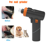 USB Electric Dog Nail Clippers for Dog Nail Grinders Rechargeable Charging Pet Quiet Cat Paws Nail Grooming Trimmer Tools