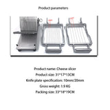 Commercial Cheese Slicer 1cm 2cm Stainless Steel Wire Butter Cutting Board Machine Making Dessert Blade potato cucumber lemon
