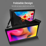 15/13.3/11.9 inch Portable Dual-screen Monitor for 15-17 inch Laptop Expansion Screen 1920*1080 Resolution Easy Installation