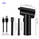 Electric Cordless Air Duster - Air Blower for Computer Cleaning,Alternative to Compressed Air Can Gas,Power 60W,40000RPM
