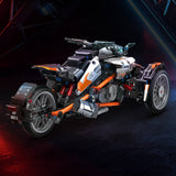 Creative Expert High-tech Super Speed Sports Racing Motorcycle 1228pc Moc Brick Technical Model Building Blocks Boys Toys 88013