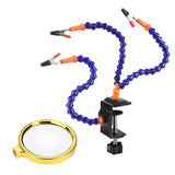 3 Arms Flexible Soldering Station for RC FPV Racing Drone RC Tool  DIY for Repairing with Fan Solder Station Set