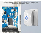 Wireless Doorbell Home Smart Music Plug-in Doorbell Elderly Pager With Battery F51 Single Button With Battery Welcome Friend